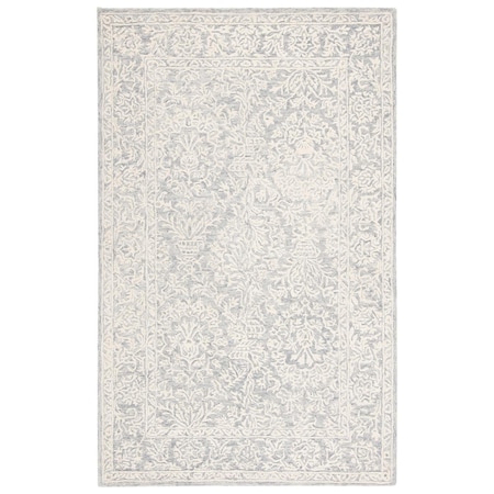 Safavieh 4 x 6 ft. Metro Contemporary Rectangle Area Rug Dark Grey & Ivory MET864H-4